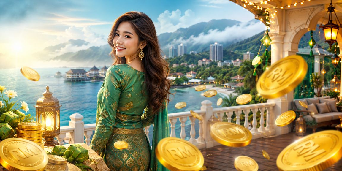 Suasana perayaan Hari Raya dengan bonus cashback jackpot di Genting Highlands